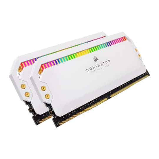 Corsair DOMINATOR Platinum RGB White 32GB 3200MHz DDR4 Memory Kit